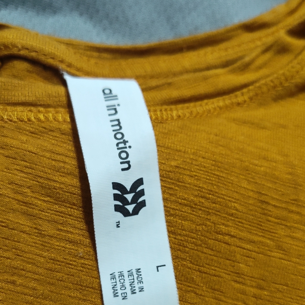 All in Motion Golden Yellow Tee